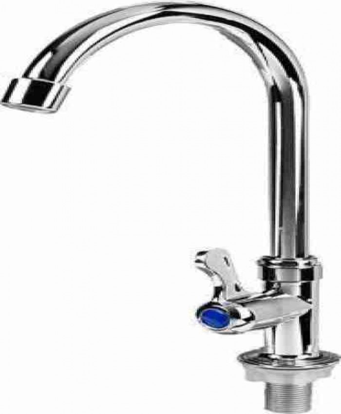 GAIYERA  Swift Swan Neck Piller Tap For Kitchen Finish Chrome Faucets Spout Faucet 