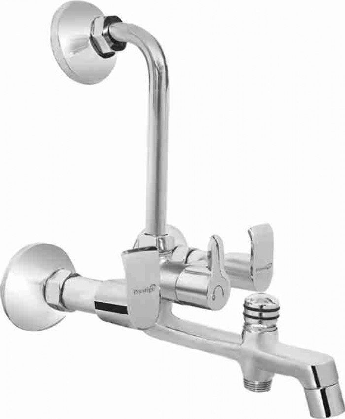 Batroom Taps, Prestrige WaterFall 3 in 1 Telphone Mixer With Bend Mixer Faucet 