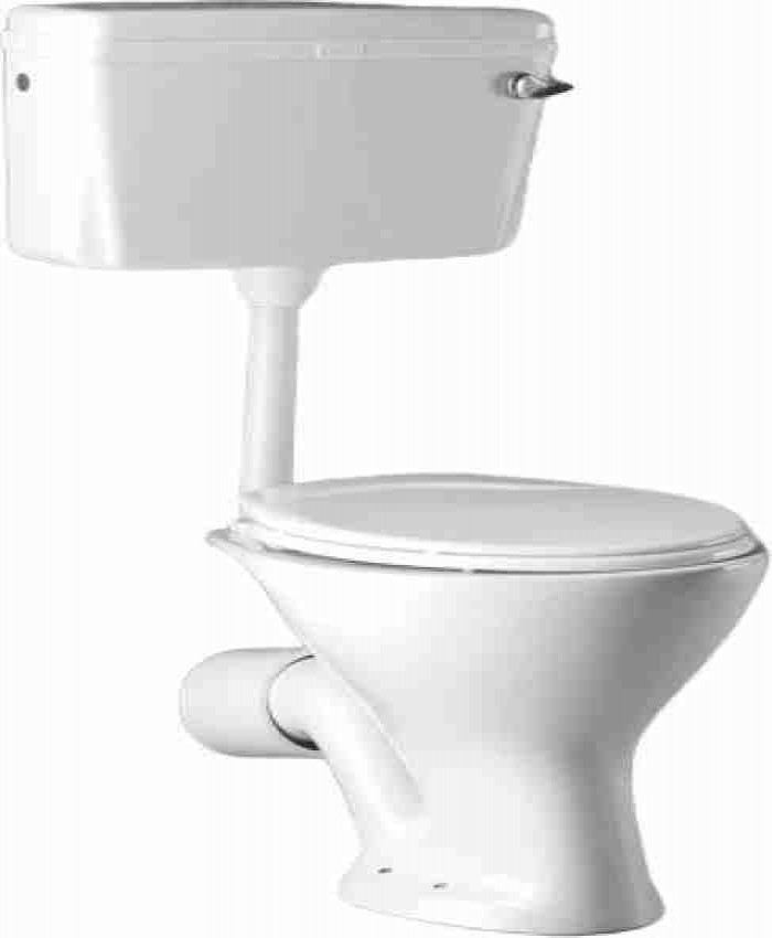 Western Toilet, InArt Ceramic Floor Mounted European Water Closet/Western Toilet  