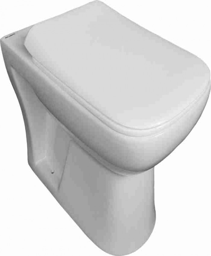 Western Toilet, BM BELMONTE Ceramic Floor Mounted Western Commode / European Water Closet / EWC Toilet